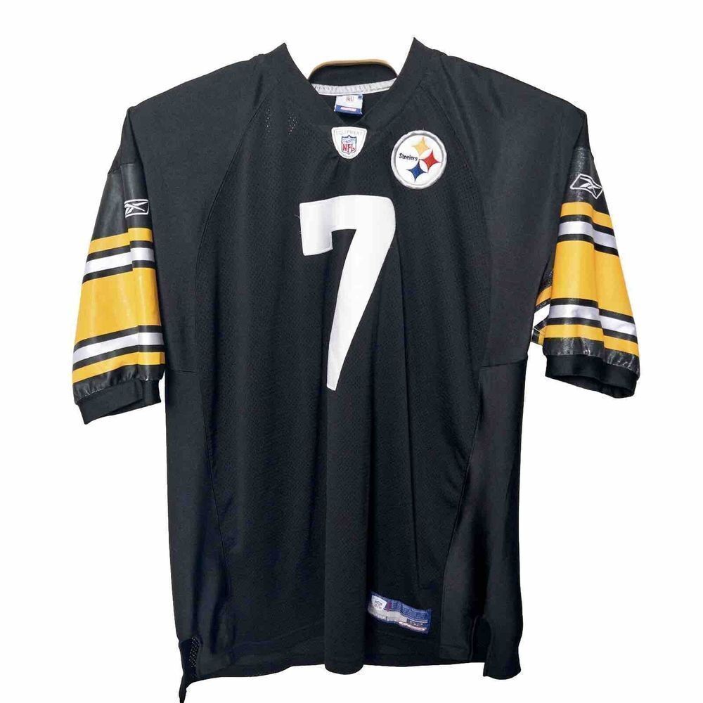 Reebok Stitched Ben Roethlisberger Pittsburgh Steelers Jersey Mens Size 52‎